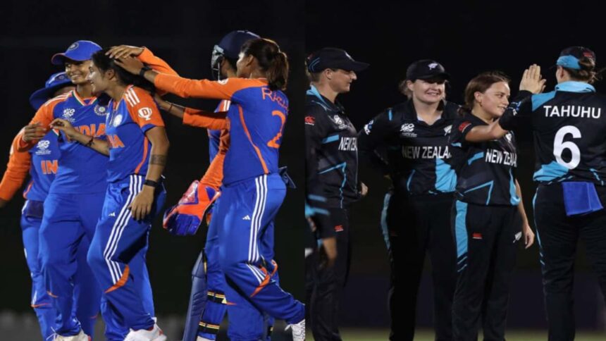 India vs New Zealand woman' T20 series test match